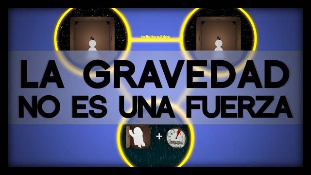 La gravedad no es una fuerza